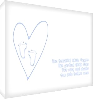 Feel Good Art TEN-A7BLK-14G - Bloque decorativo (acrílico, 10,5 x 7,4 cm), color azul