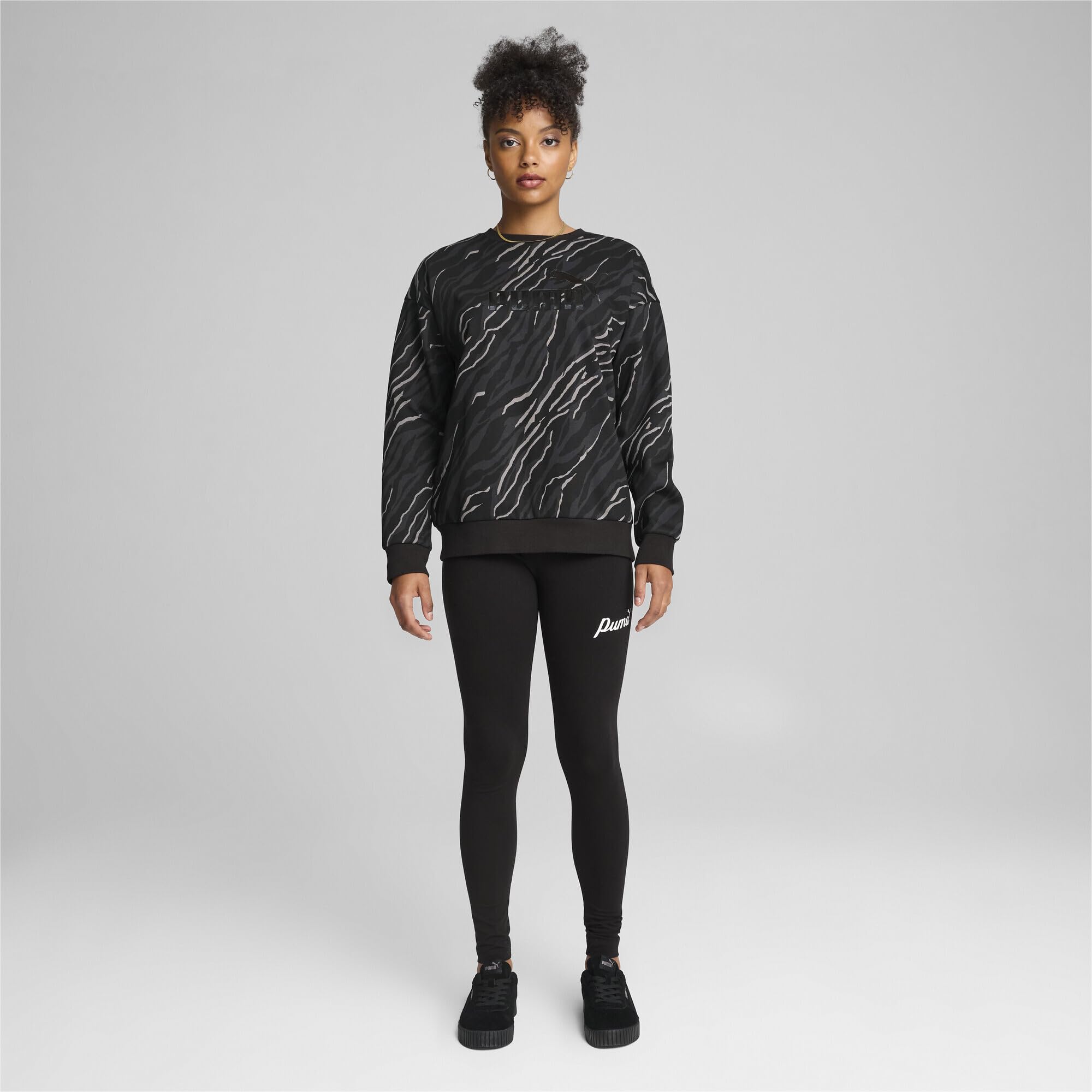 Puma ESS+ Animal AOP Crew FL Sudor Mujer (Pack de 1)