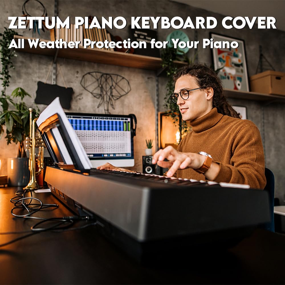 Zettum 88 copertura per pianoforte tastiera