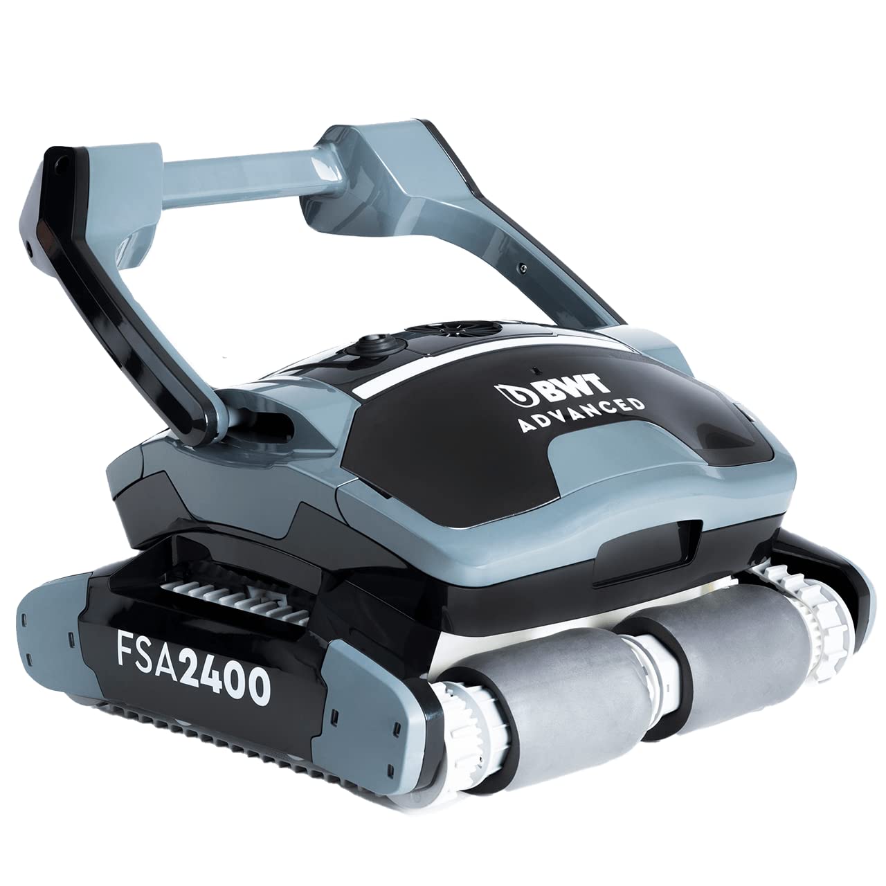BWT Robot de Piscine FSA2400 Advanced Puissant pour Nettoyage Fond, parois, Ligne d’Eau Jusqu’à 12 m, Navigation Intelligente Smart Navigation, Filtre 4D ultrafin, LEDs Rose