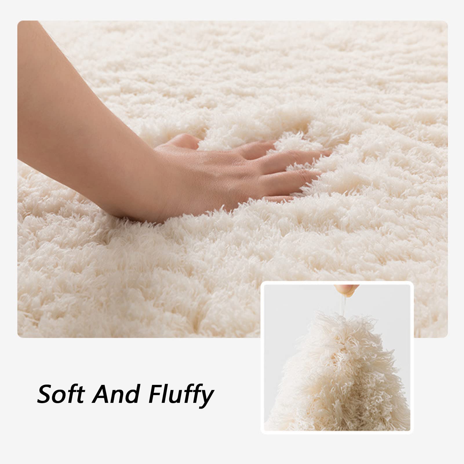 Lot De 10 Tapis En Mousse Puzzle En Peluche, Doux Et Moelleux, Carrés