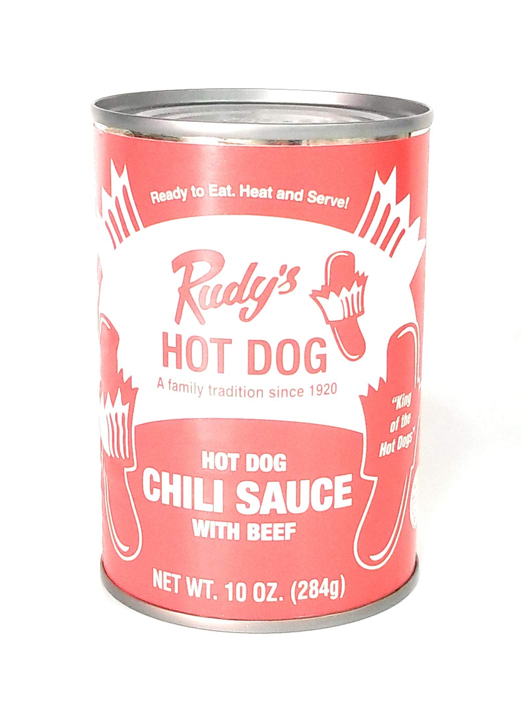 Amazon.com : Rudys Hot Dog Chili Sauce With Beef 10 Ounce