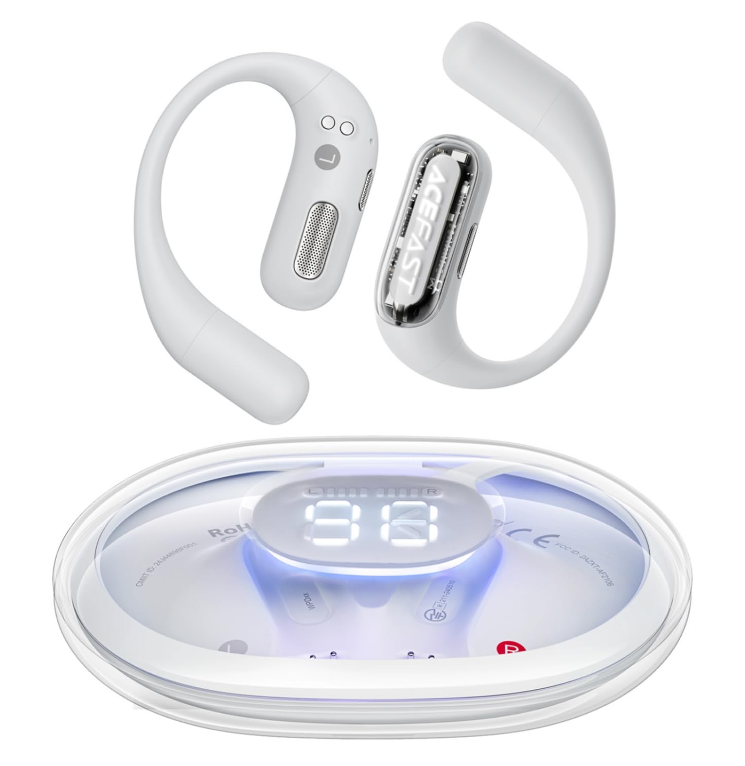 ACEFAST Ace Fit Pro ワイヤレスイヤホン Amazon.com: ACEFAST AceFit Pro Open-Ear Headphones, Night Safety