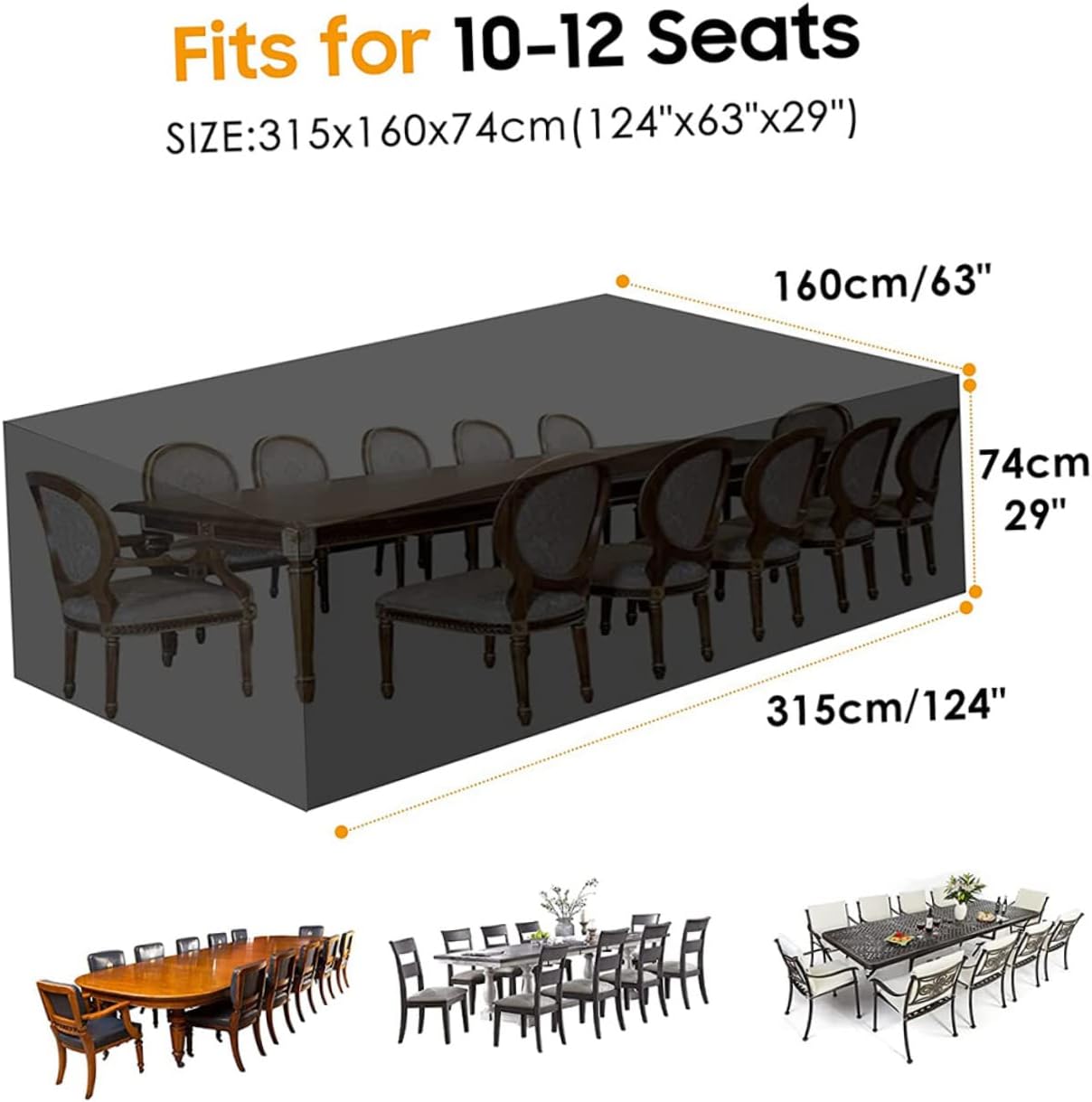 Bed Cover Outdoor Table Cover Oxford Cloth Garden Furniture Protectors