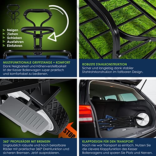 KESSER® Carrello Pieghevole Carrello a Mano