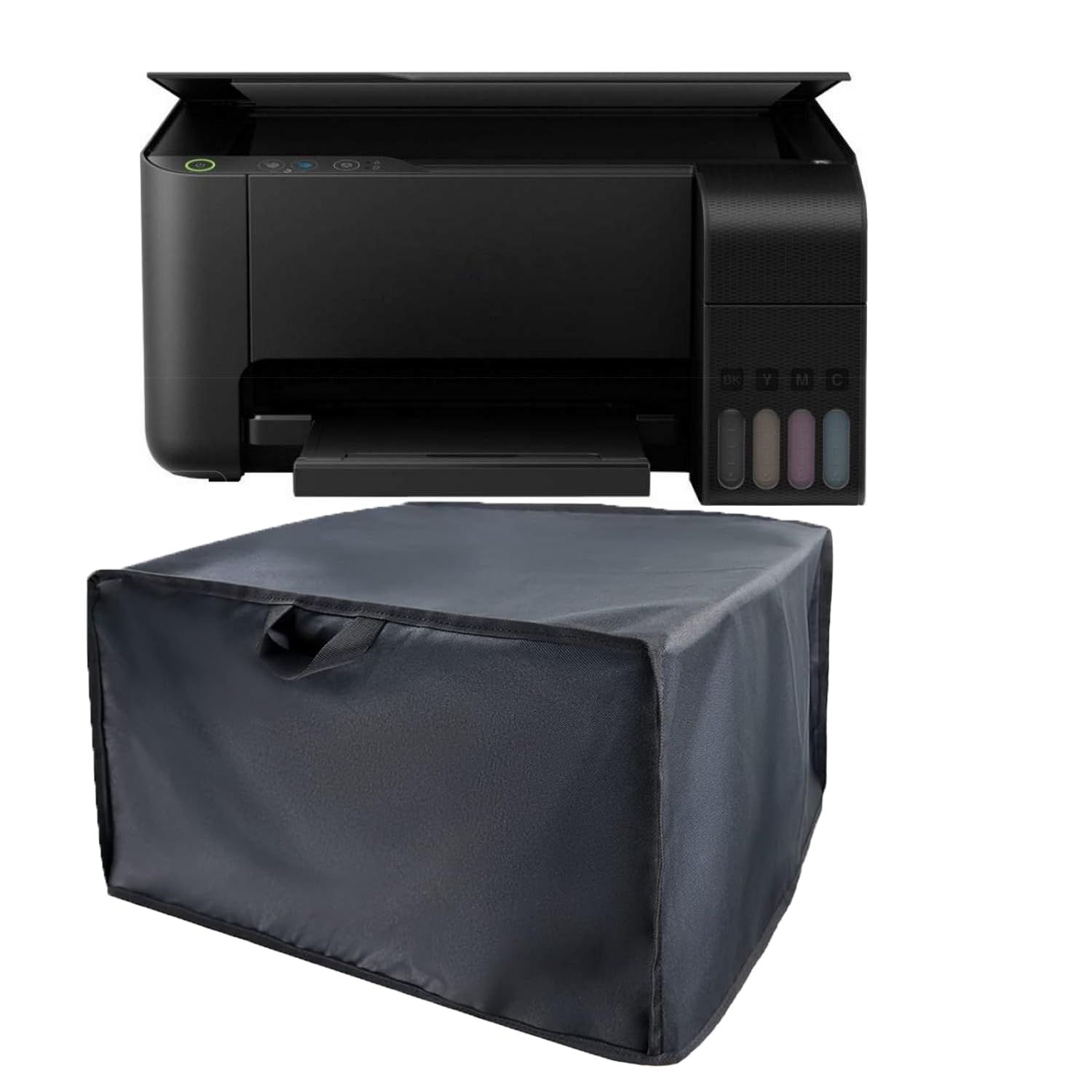Printer Dust Cover Compatible for Epson EcoTank All-In-One InkTank L3256, L3251, L3252,Premium Nylon, Water-Resistant, Durable, Anti-Static Protection for Home & Office Printers (Dorca)- Black (B0DHD7LGCZ) Amazon Price History, Amazon Price Tracker
