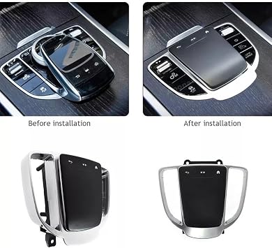 Car center console mouse, handwriting touchpad control panel, with Direct replacement design, for Mercedes-Benz C Class (2015-2018), E Class (2016-2018), and GLC (2016-2019)