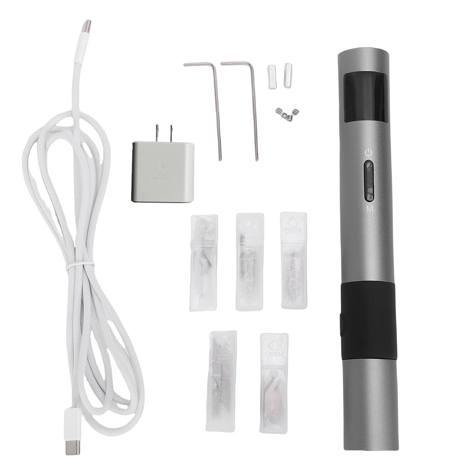 Handheld Ultrasonic Cutter, 40 KHz Cutting Frequency 3 Adjustable Modes Wireless High Precision Sonic Cutting Tool for 3D Print Model, Wood, Paper, Carbon Fiber Laminates, DIY