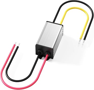 DC 24V to 12V DC down converter, 5A/60W power supply adapter, voltage changer, reducer regulator for car to car to truck, boat solar system, etc. accepts DC15-40V inputs