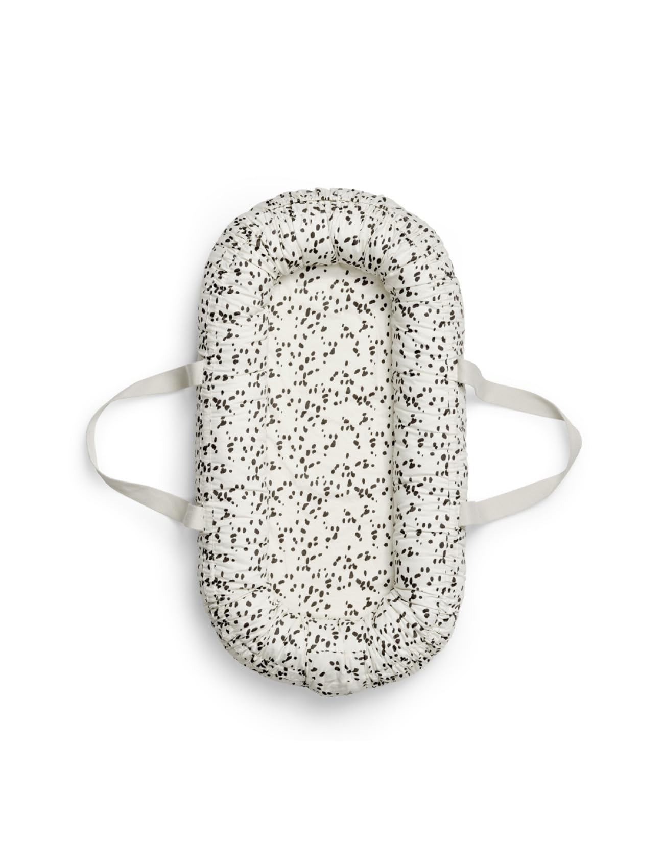 Elodie Details Reducteur de Lit Bebe Baby Nest Cocon Bebe portable pour nouveau-né, lavable 100% Coton 78x45 cm - Dalmatian Dots