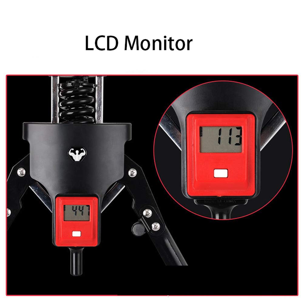 Hydraulisches LCD-Armstärkegerät, Einstellbarer Trainer, Fitnessstudio-Armtrainer, Trainingsgerät Handgreifer-Armtrainer Handgelenkkraft