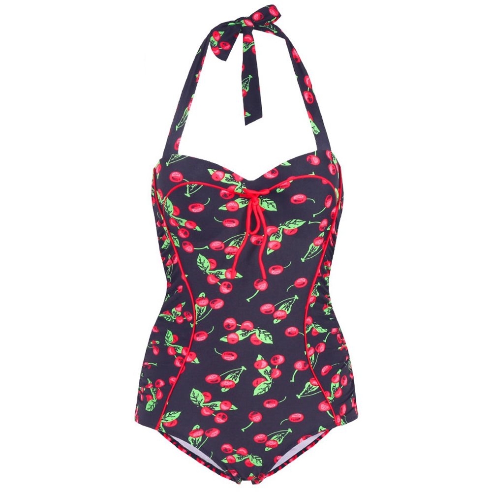 Sexy Panyan Womens Plus Size Halter One Piece Swimsuit Sexy Push UP Bikini Monokini