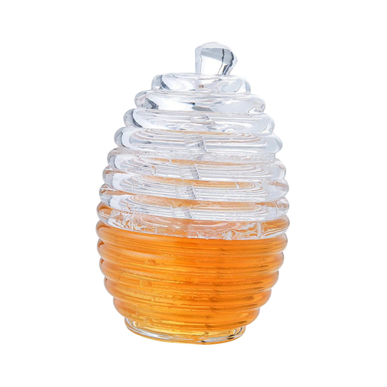NAMOARLY Acylic Honey Jar Juice Machine Juice Maker Machine Maple Syrup Container Juice Dispenser Acrylic Honey Jar Honey Jar Pot Jar for Syrup Storage Honey Container