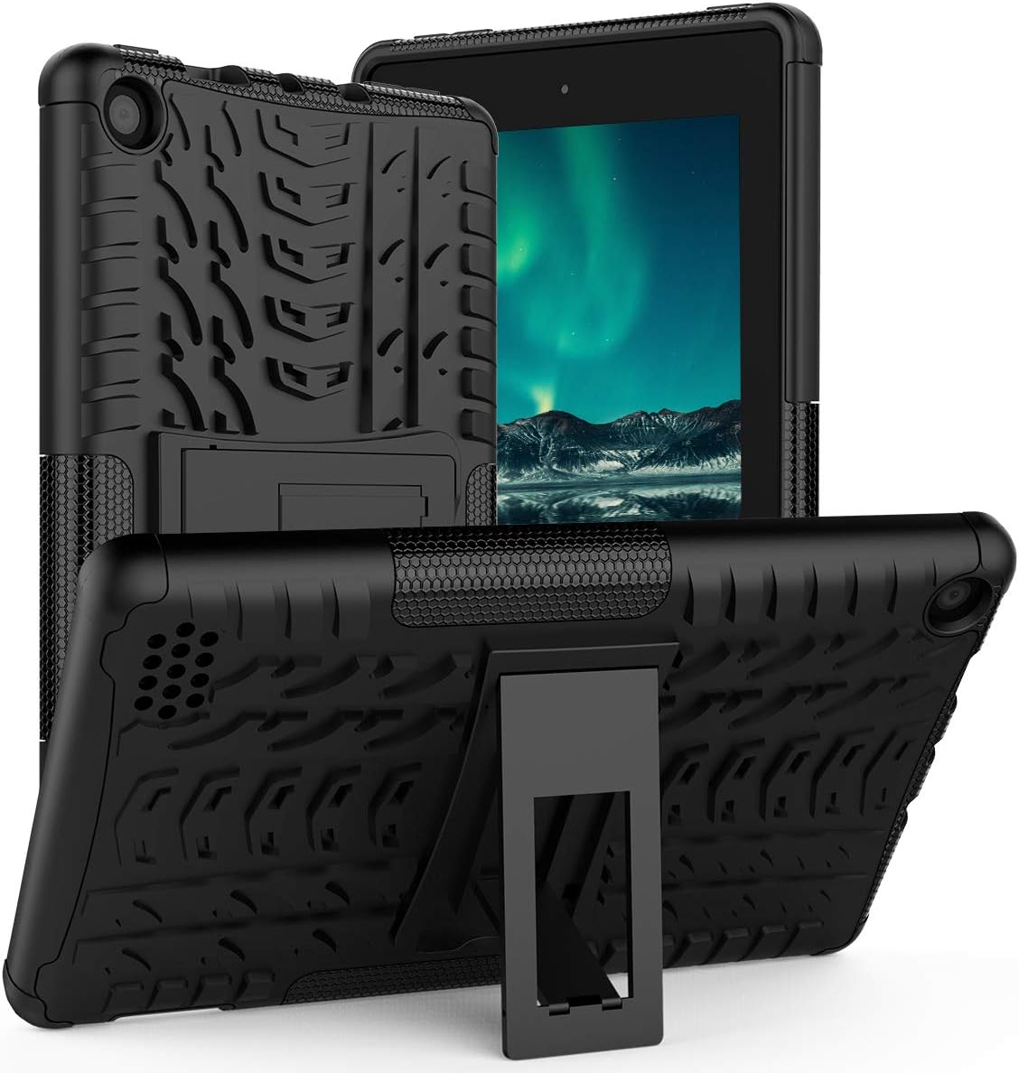 ROISKIN for Dual Layer Kickstand case for Fire 7 Case 9th / 7th Generation 2019/2017 Release