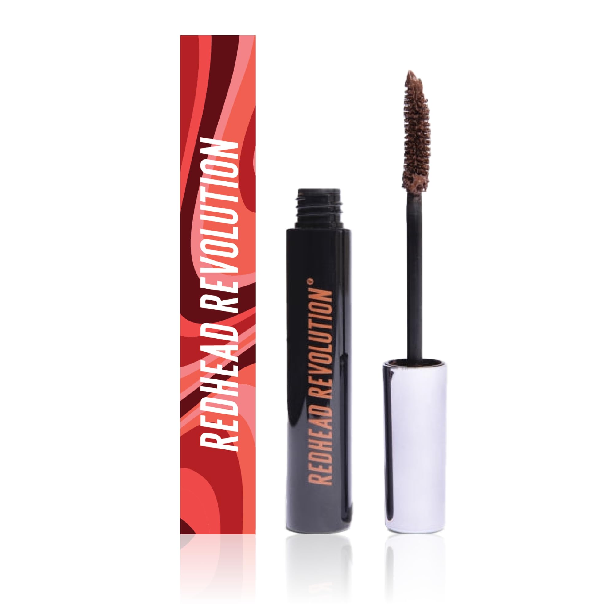 's Vegan Gingerlash Redhead tusz do rzęs, jasnobrązowy tusz do rzęs dla rudych i blondynek (prawdziwy imbir)