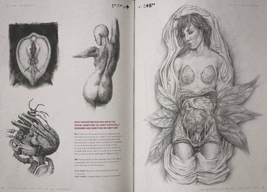 エイリアン:コヴェナント ドローイング アートブック　中国語版 エイリアン:コヴェナント ドローイング アートブック 中国語版