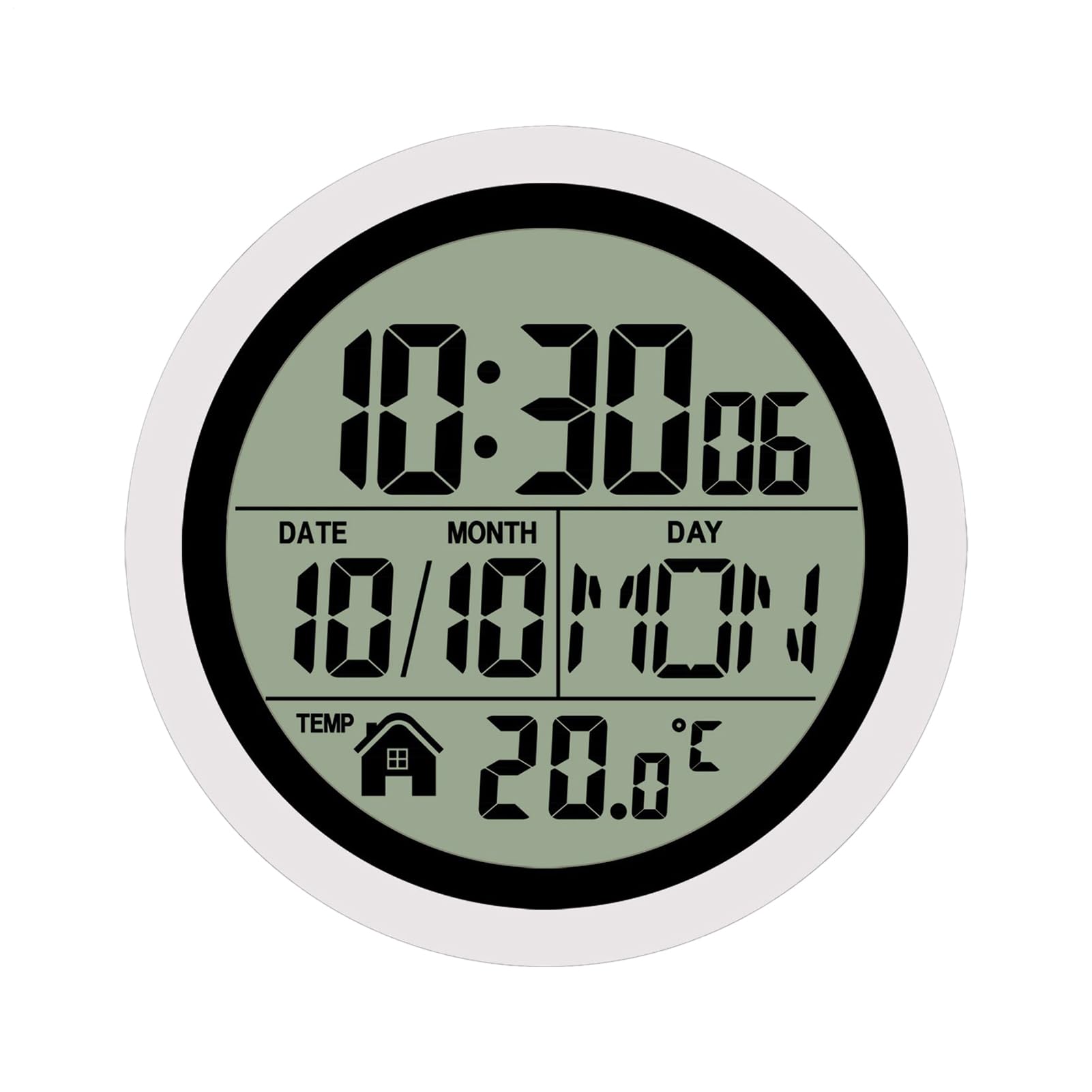 Orologi da Bagno a Batteria Temperatura e Data, Impermeabile, Decorazione