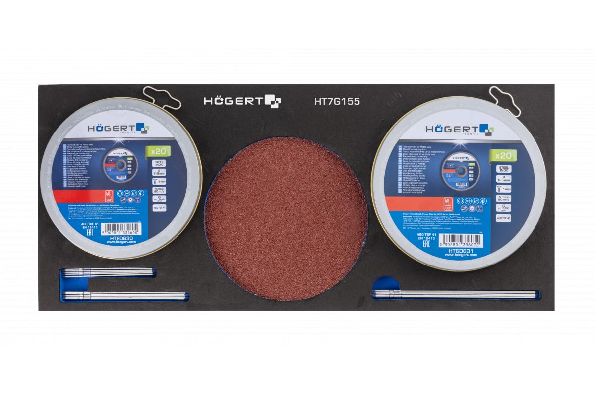 Hogert Technik tarcza tnąca szlifierka kątowa HT7G155 115, 125 mm