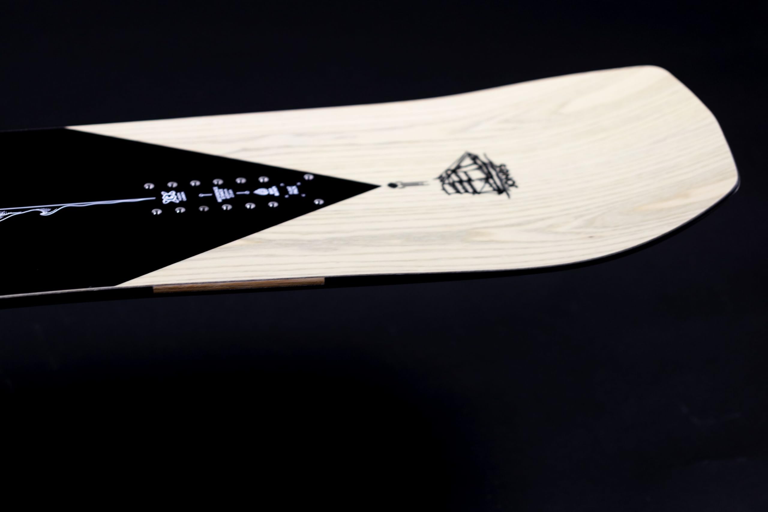 JONES - Men's Flagship Pro, Snowboards Directional Freeride, Ideal for high-Speed freeriding and Freeride competitions, Size 162W, Color Wood Veneer