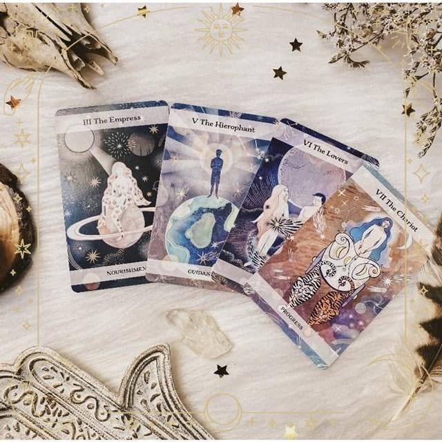 正規品タロットカード 入手困難品??海外美麗デッキ?月と星 惑星 星座の