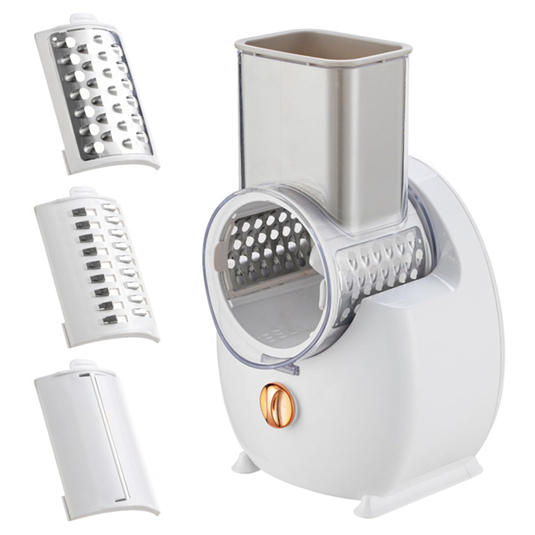 Râpe à fromage électrique Râpe à fromage automatique amovible avec 3 lames de formes différentes rechargeable par USB pour fruits et légumes électrique