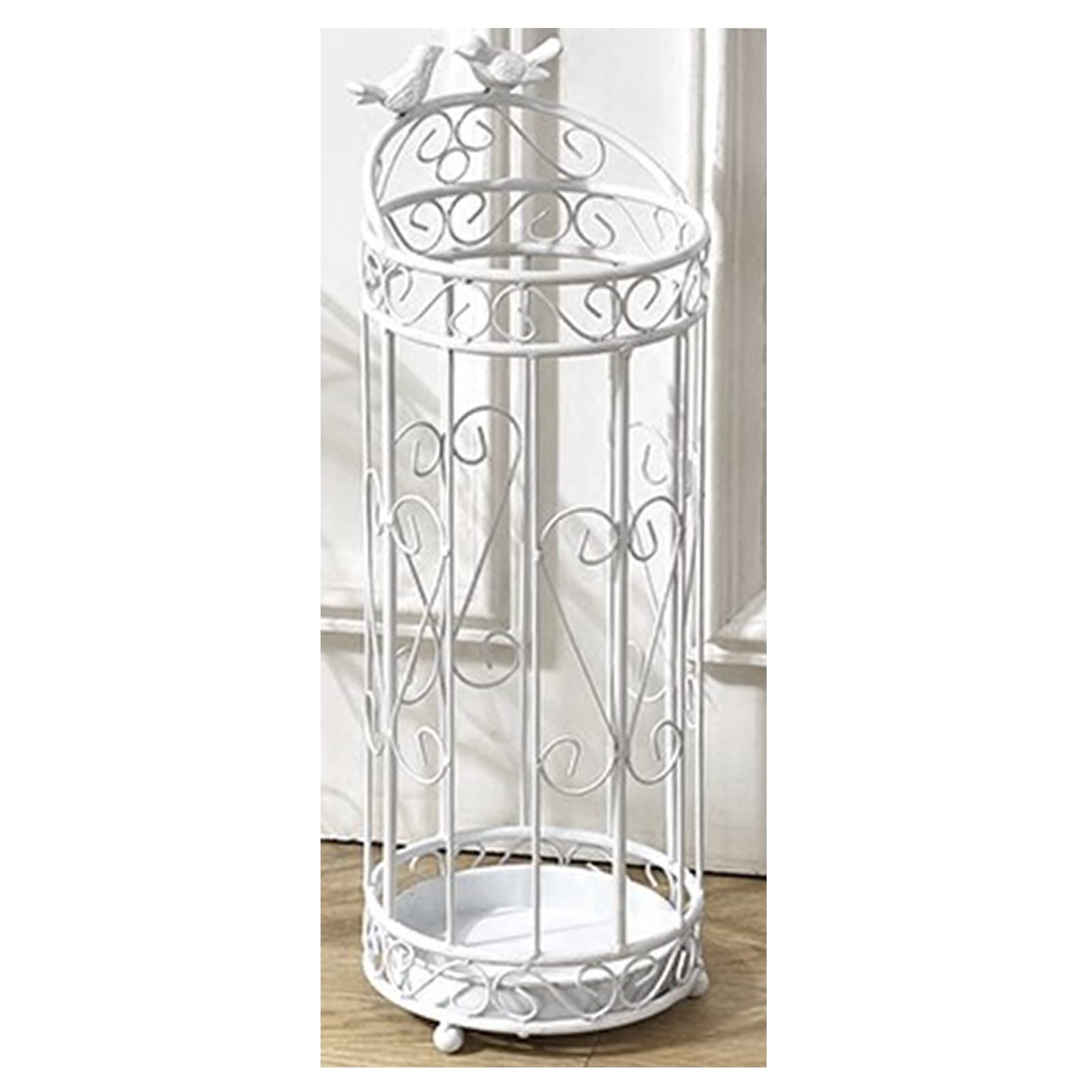 GHHVFEC Artistic Umbrella Stand with Drip Tray, Indoor Umbrella Holder for Entryway Doorway Hallway, Umbrella Organizer