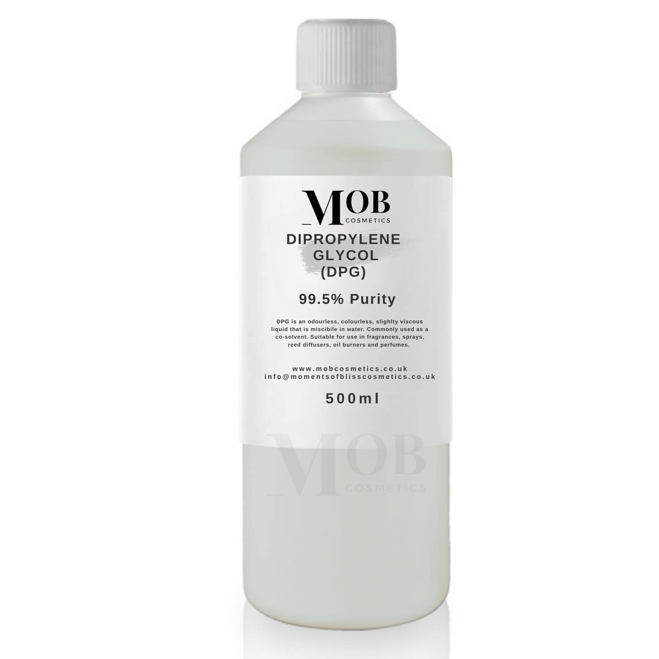 DPG Dipropylene Glycol Cosmetic Grade Liquid 99.5% Purity - 100ml - 1litre (500ml)
