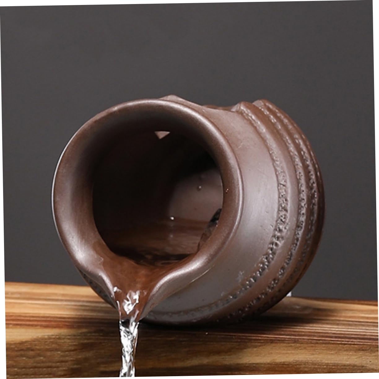 Zerodeko Contenitore in Ceramica Decorativo per Fontana da Giardino Esterno di Spruzzatore d Acqua, Design Altamente Realistico e Decorazione per Giardino Annuale