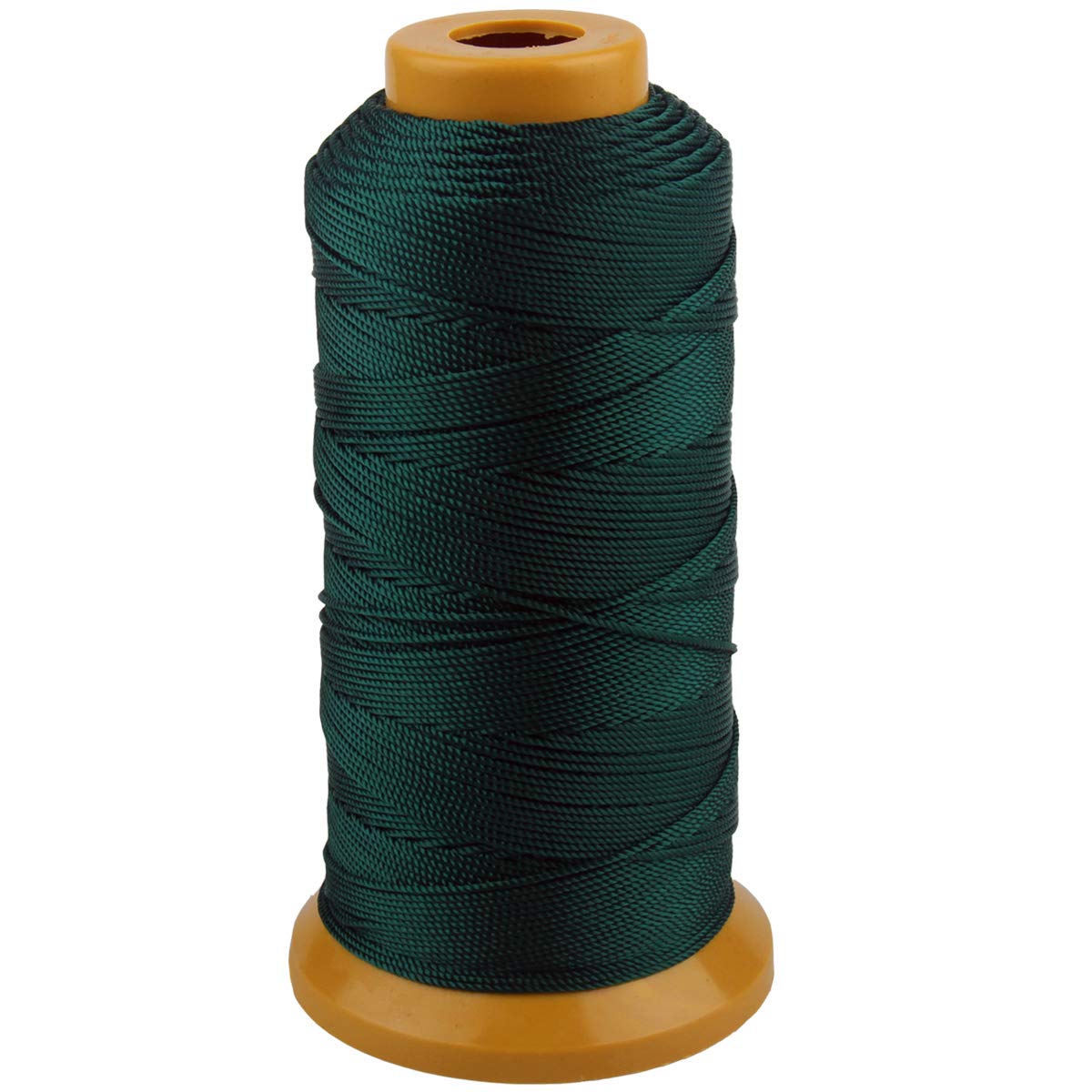 Twisted Nylon Line Twine String Cord Per La Marcatura Di Giardinaggio Progetti Fai Da Te Crafting Massoneria (Verde Scuro, 1Mm-656 Feet)-image
