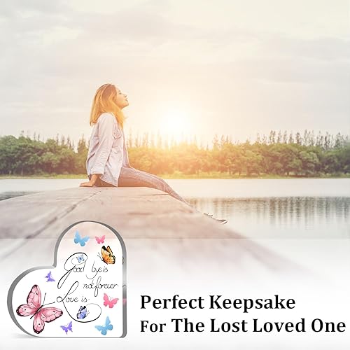 Miniatura 6 de Regalos conmemorativos de condolencias por pérdida, un ser querido, recuerdo de duelo, recuerdo de pisapapeles para la pérdida de mamá, papá, mesa