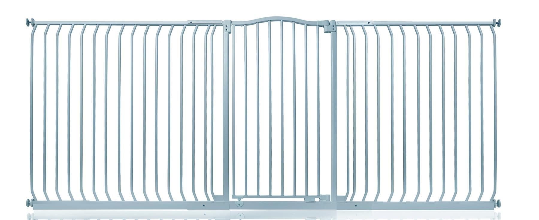 Safetots Extra Tall Curved Top Safety Gate, 116cm - 125cm, Matt Black, Extra Tall 100cm in Height, Pressure Fit Stair Gate, Baby Gate for Doors Hallways and Spaces, Safety Barrier, Easy Installation — view 74