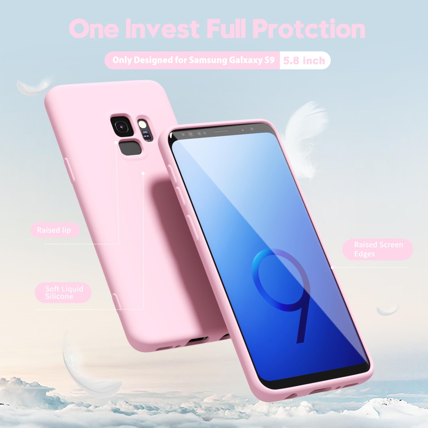 oakxco for Samsung Galaxy S24 Ultra Phone Case Liquid Silicone, Thin Slim Soft Rubber Gel TPU Plain Simple Cover for Women Girl Cute, Matte Solid Color, Brown Khaki Nude — view 146