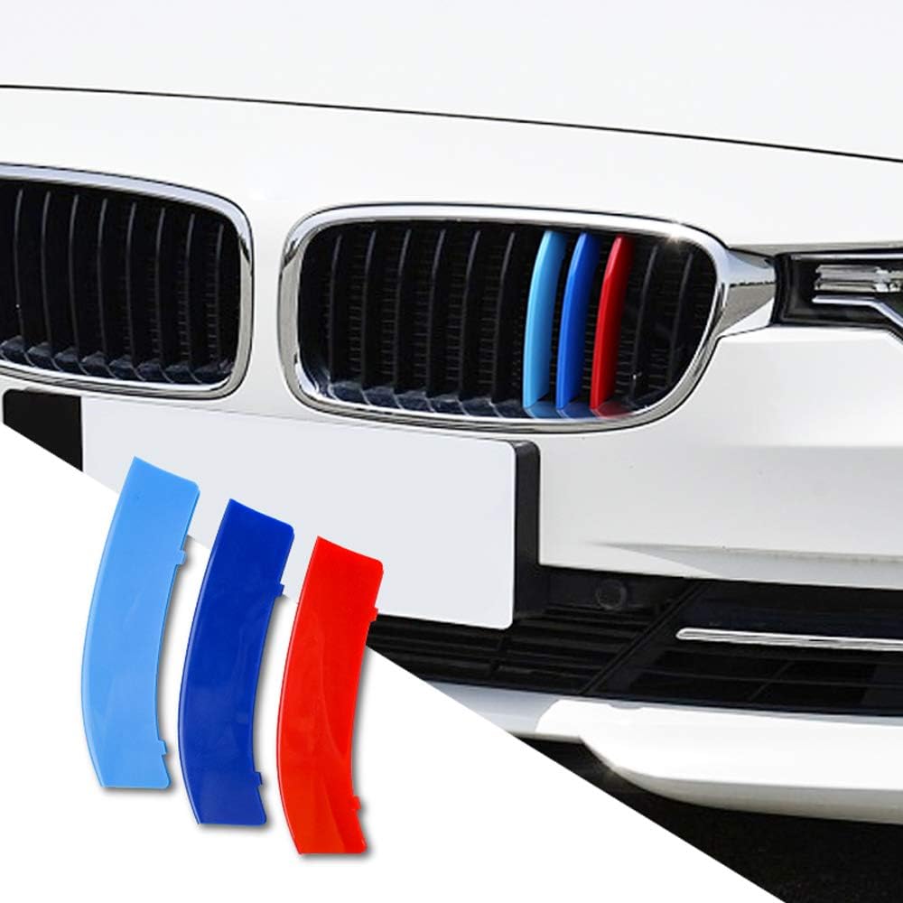 KUNGKIC Front Grille Insert Trims Strips Grills Cover