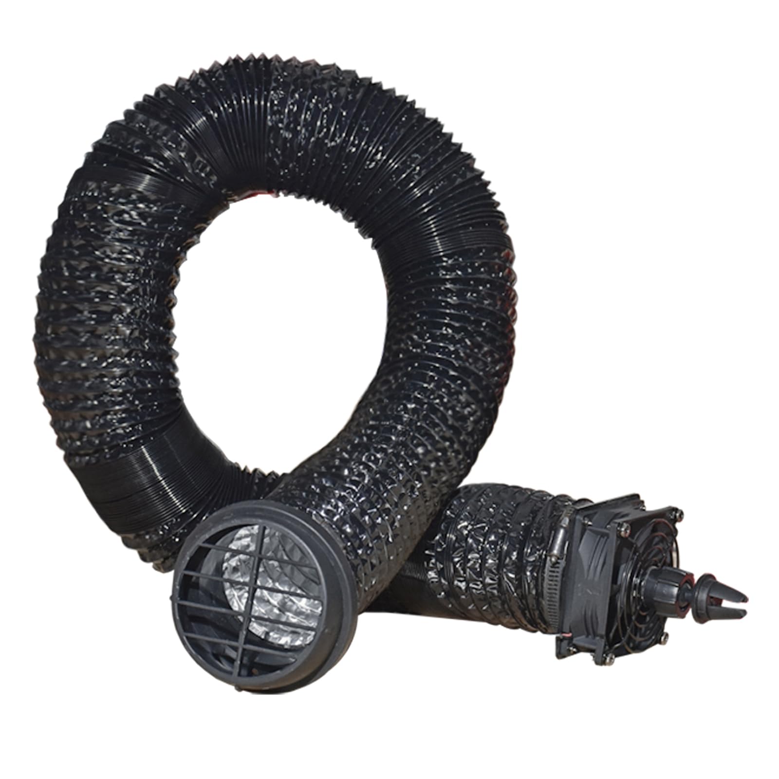 Tubo de extensión de ventilación climática de coche de 6 m con soplador de potencia suave de 5 V para uso en exteriores, accesorio de acondicionamiento de coche