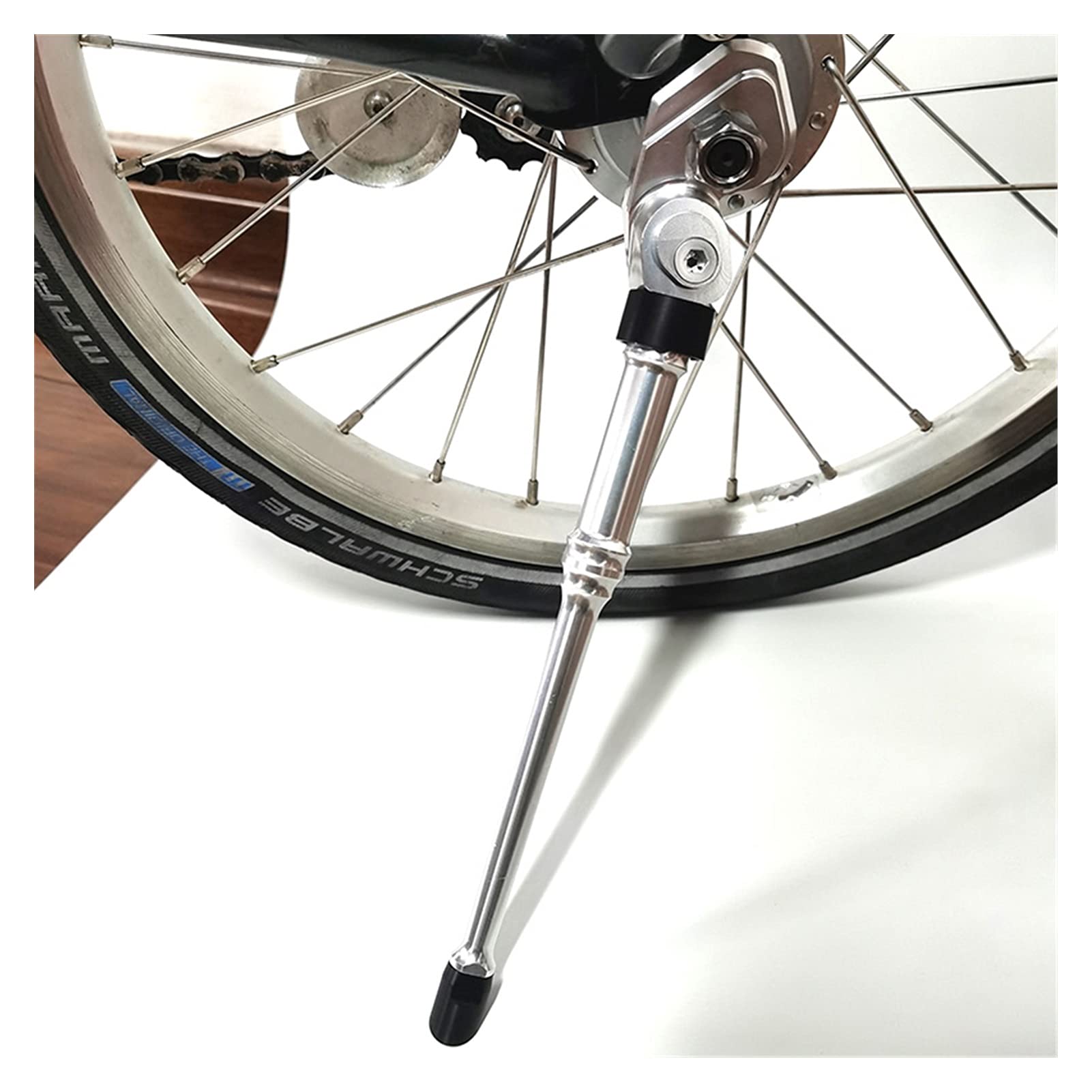Pata De Cabra para Bicicleta,Pata Bicicleta Ultraligero 91g Bicicleta Bicicleta Plegable Bicicleta Aluminio