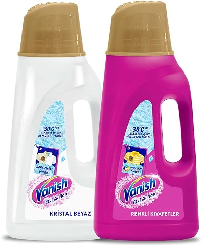 Vanish Kosla Multipower Renkliler ve Beyazlar için Leke Çıkarıcı ve Çamaşır Deterjanı Güçlendirici Set (2 x 2000 ml)