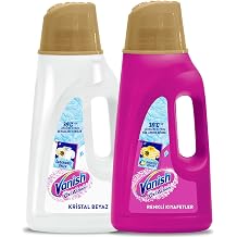 Vanish Kosla Multipower Renkliler ve Beyazlar i in Leke  kar c  ve  ama r Deterjan  G lendirici Set 2 x 2000 ml
