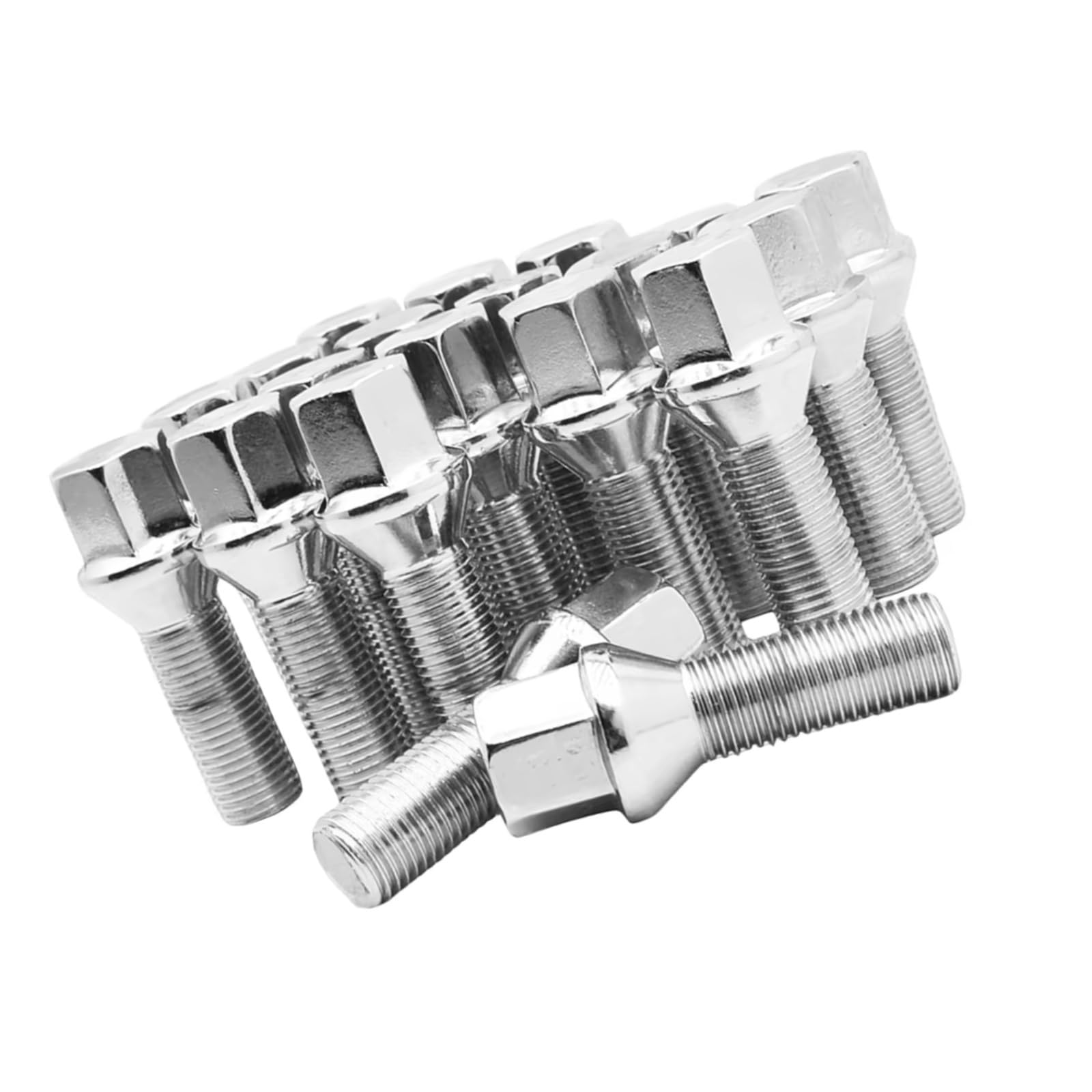Bulloni Ruota Auto Per Dodge Per Dart 20 Bulloni Ruota 12 * 1.25 | Per 2013 2014 2015 2016 Bulloni Delle Ruote Lunghezza Del Gambo 28mm Bulloni Delle Ruote Dell'auto Mozzo