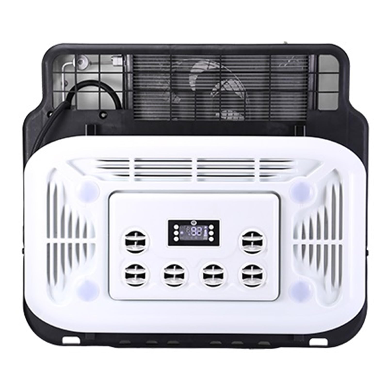 Aire Acondicionado De Techo 12 Voltios, Sistemas Más Fríos Estacionamiento 12V/24V For Coche/camión/furgoneta/rv Enfriamiento Rápido Funcionamiento Suave