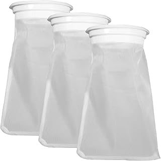 IBC-Behälterfilter 3 Stück 13,5 X 200 Mm Regentonnen-Siebfilter IBC-Deckelfilter IBC-Deckel Nylon-Filtersieb 200 Maschen Regentonnenfilter Nylon Waschbar Wiederverwendbar Ersatz-Regenwasserfilter