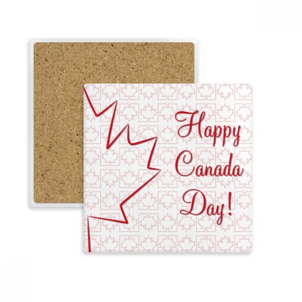 Fête du Canada Tasse Coaster en Pierre : Le Cadeau Idéal pour Boissons