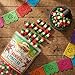 Mexican Coconut Candy 1 Pound Fiesta Pack - Authentic Dulce De Coco Banderitas Pinatera for a Sweet and Colorful Experience by Don Turinos