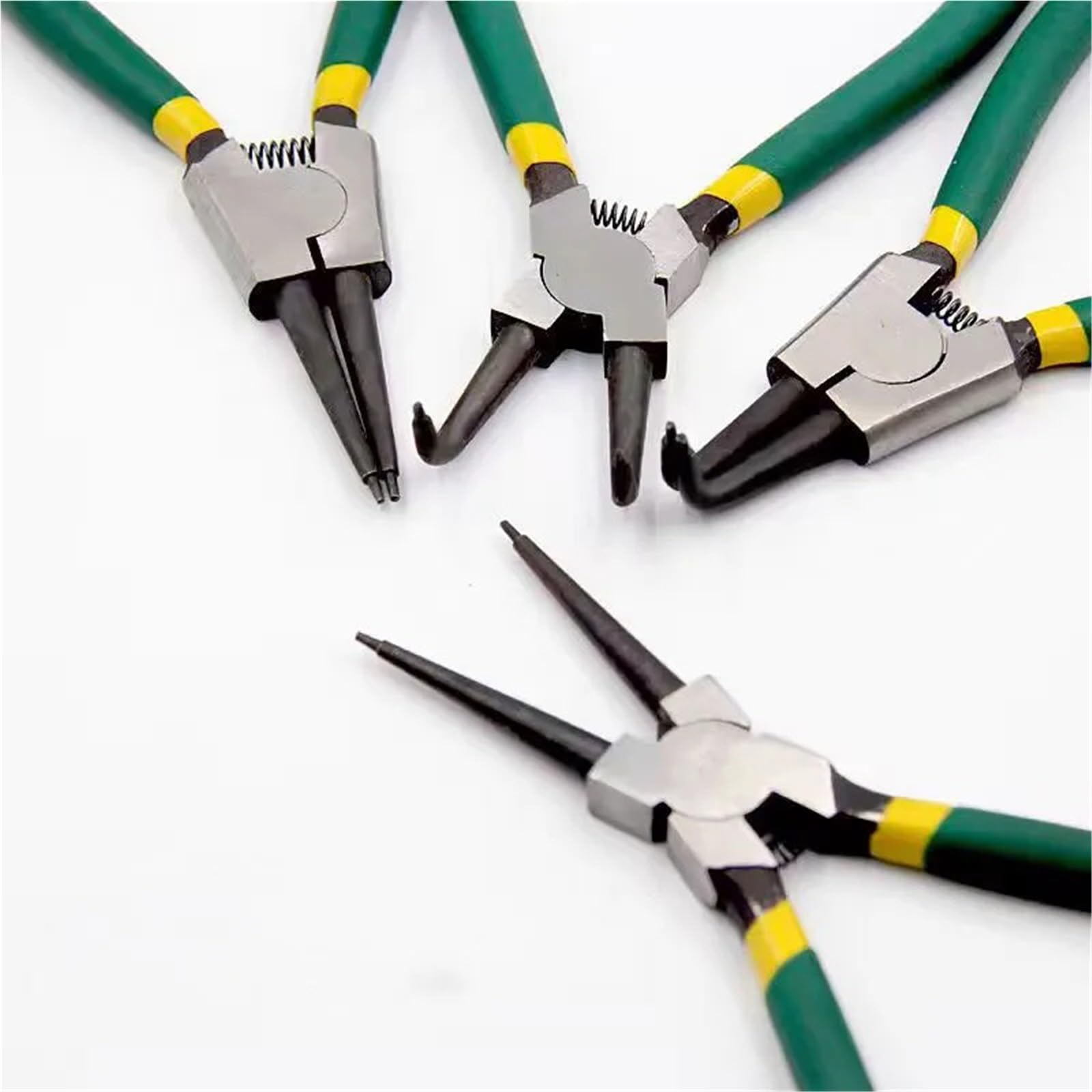 Set Di Pinze Set di pinze for anelli elastici Kit installazione e disinstallazione for interni/esterni Estrattore for Pinza for manuali(Circlip pliers 4pcs,9inch)