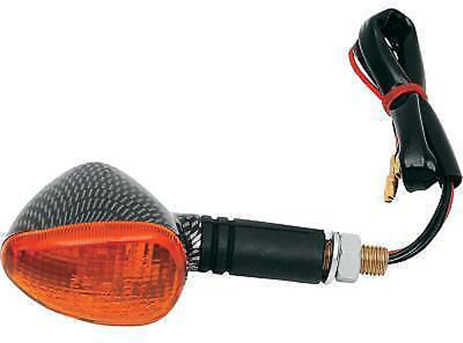K&S Technologies 25-8410S - Compact Universal Turn Signal Kit, Rear - Carbon Fiber