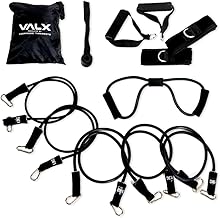 トレーニングチューブ 【山本義徳監修】筋トレ チューブ VALX 山本義徳 ５本セット バンド エクササイズチューブ フィットネスチューブ