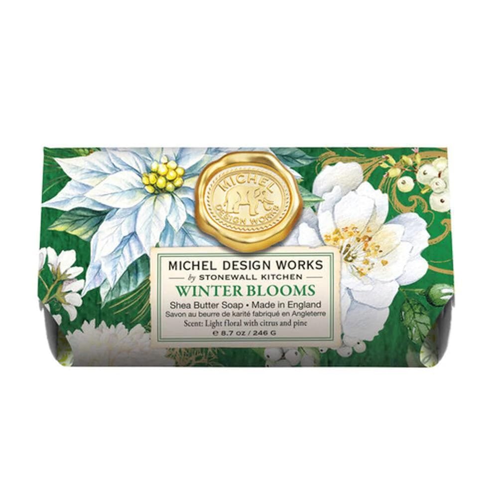 Michel Design Works Large Bath Soap Bar Winter Blooms 802395