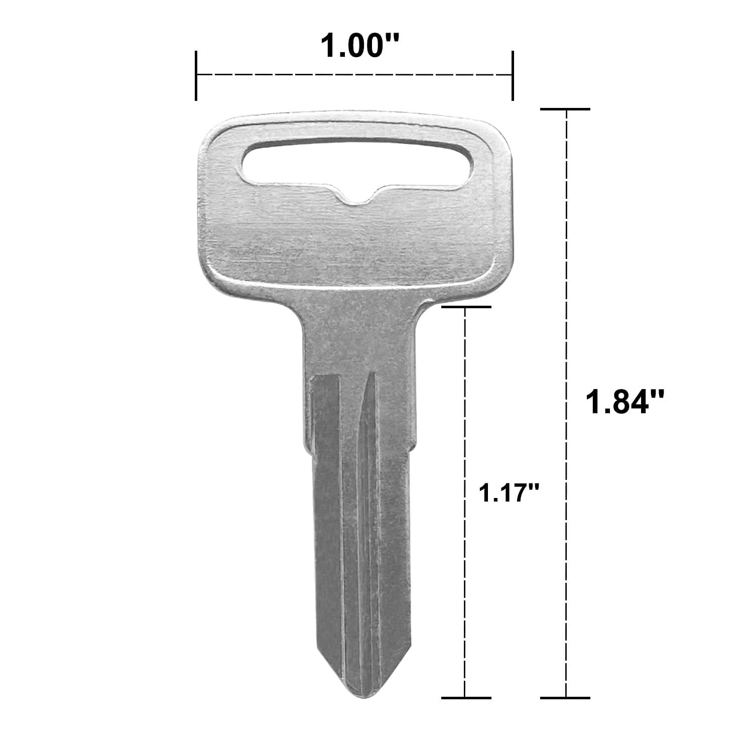 2) KeyPower Keys for Polaris ATV Ranger RZR Snowmobile, Pre-Cut to