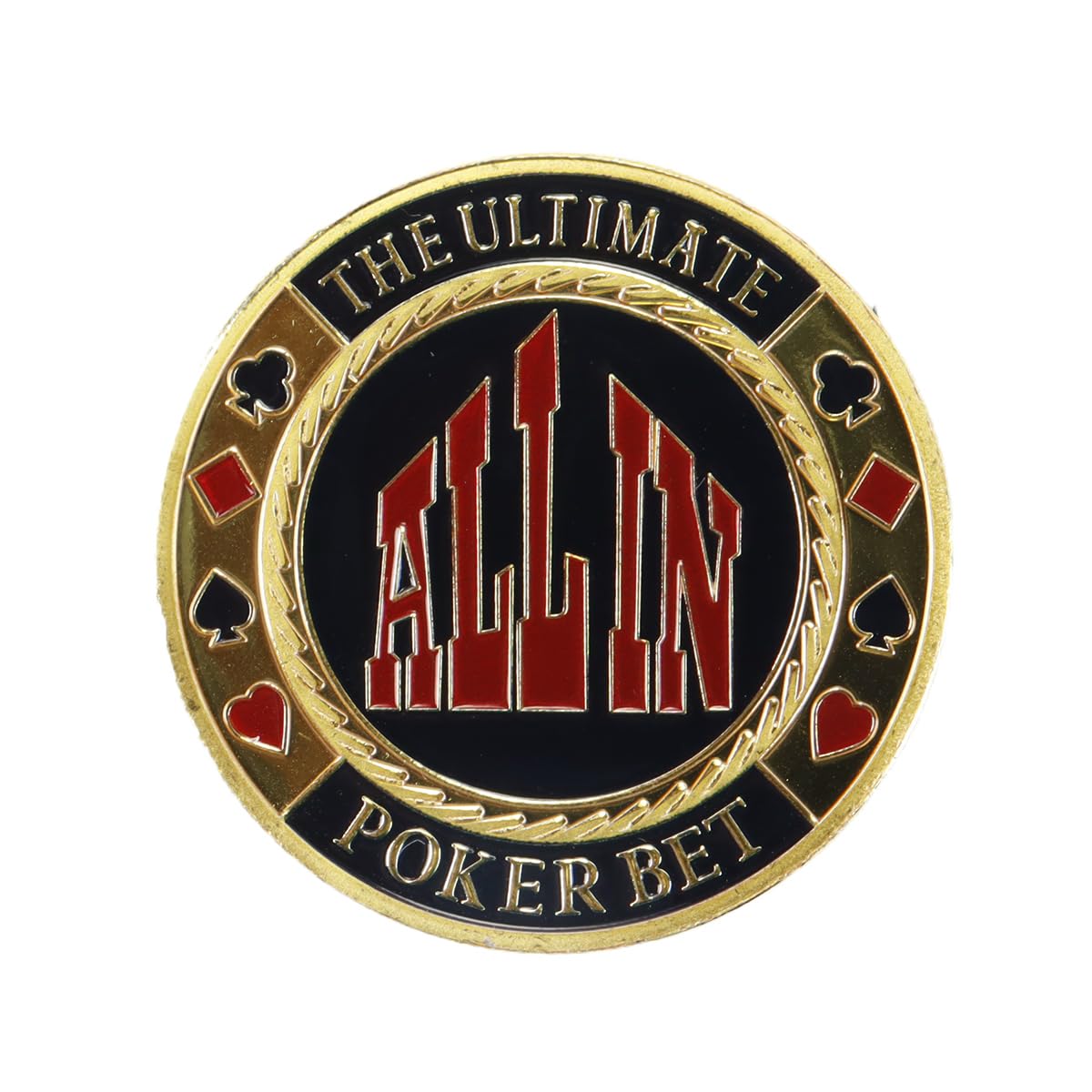 Fasizi Metal Chip Poker Button Dealers Buttons Poker Cards Guard Protector Metal Coin Gift