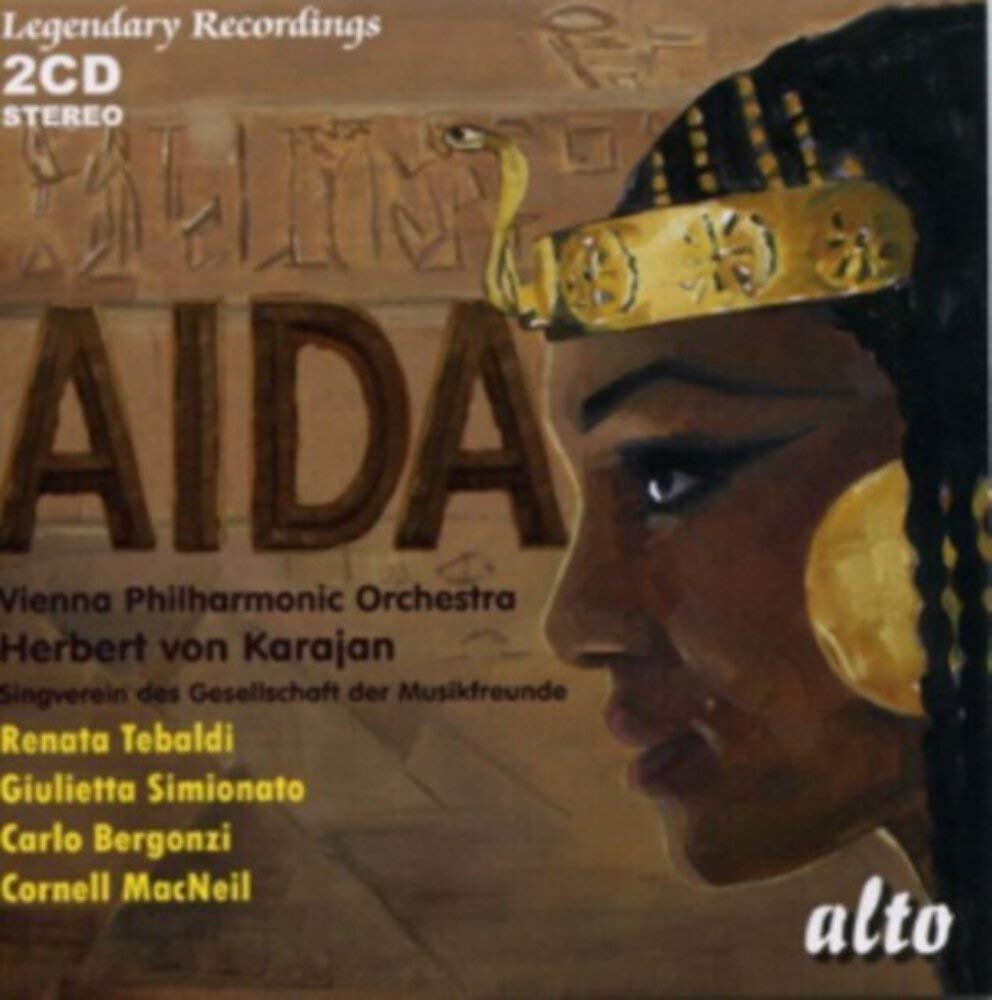 Tebaldi / Bergonzi / Vpo / Karajan Verdi: Aida (stereo) CD New 894640001790