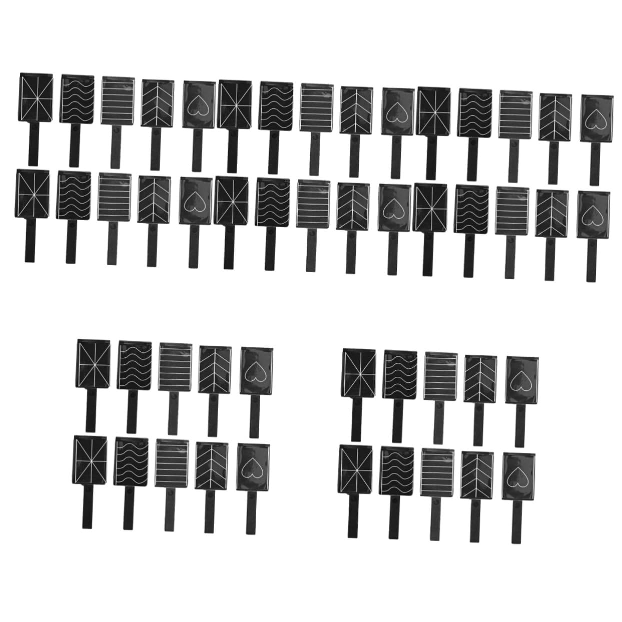 Healeved 50pezzi Magneti Per Unghie Artistiche Strumenti Per Manicure Con Magneti Cat Eye Per Artisti Delle Unghie e Appassionati Di Nail Art
